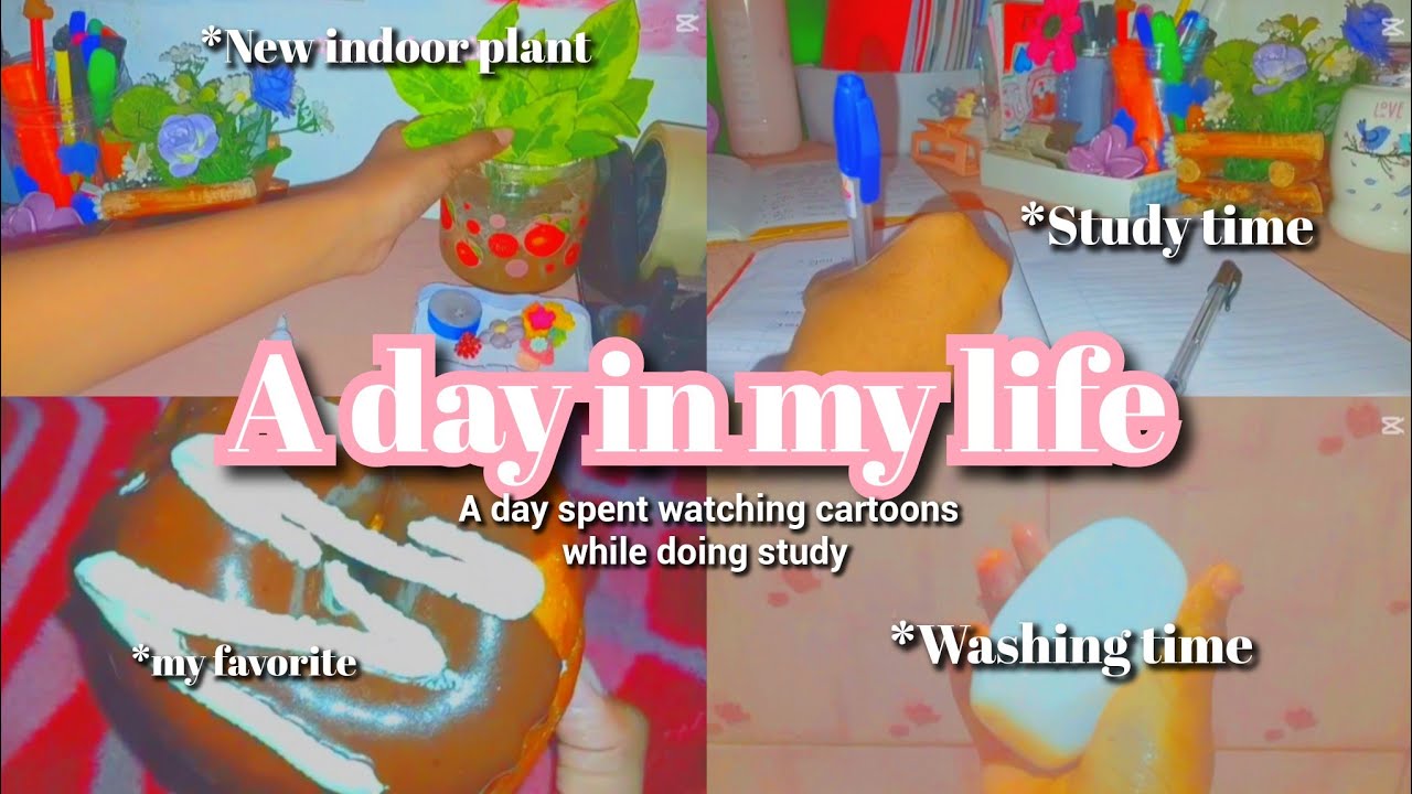 ••A day in my life💗🍥🎀•• | Sinhala vlog | Study with me📚💫🌿 [Study📚,raininy🌧️,waching cartoon🖥️]