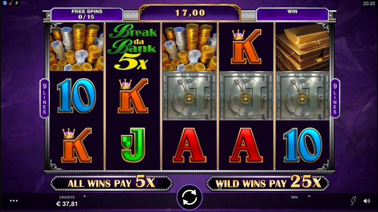 Break Da Bank Again Bonus Feature (Microgaming)
