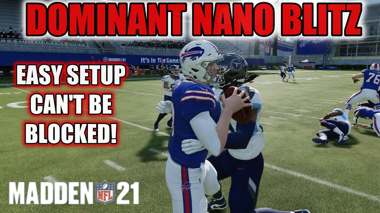 THIS MADDEN 21 NANO BLITZ CAN'T BE BLOCKED! BEST MADDEN 21 DEFENSE! EASY SETUP & FAST PRESSURE
