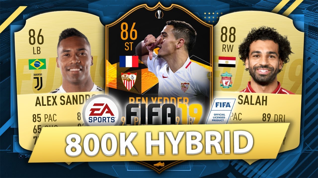 INCREDIBLE 800K HYBRID w/ RTTF BEN YEDDER! FIFA 19 SQUAD BUILDER