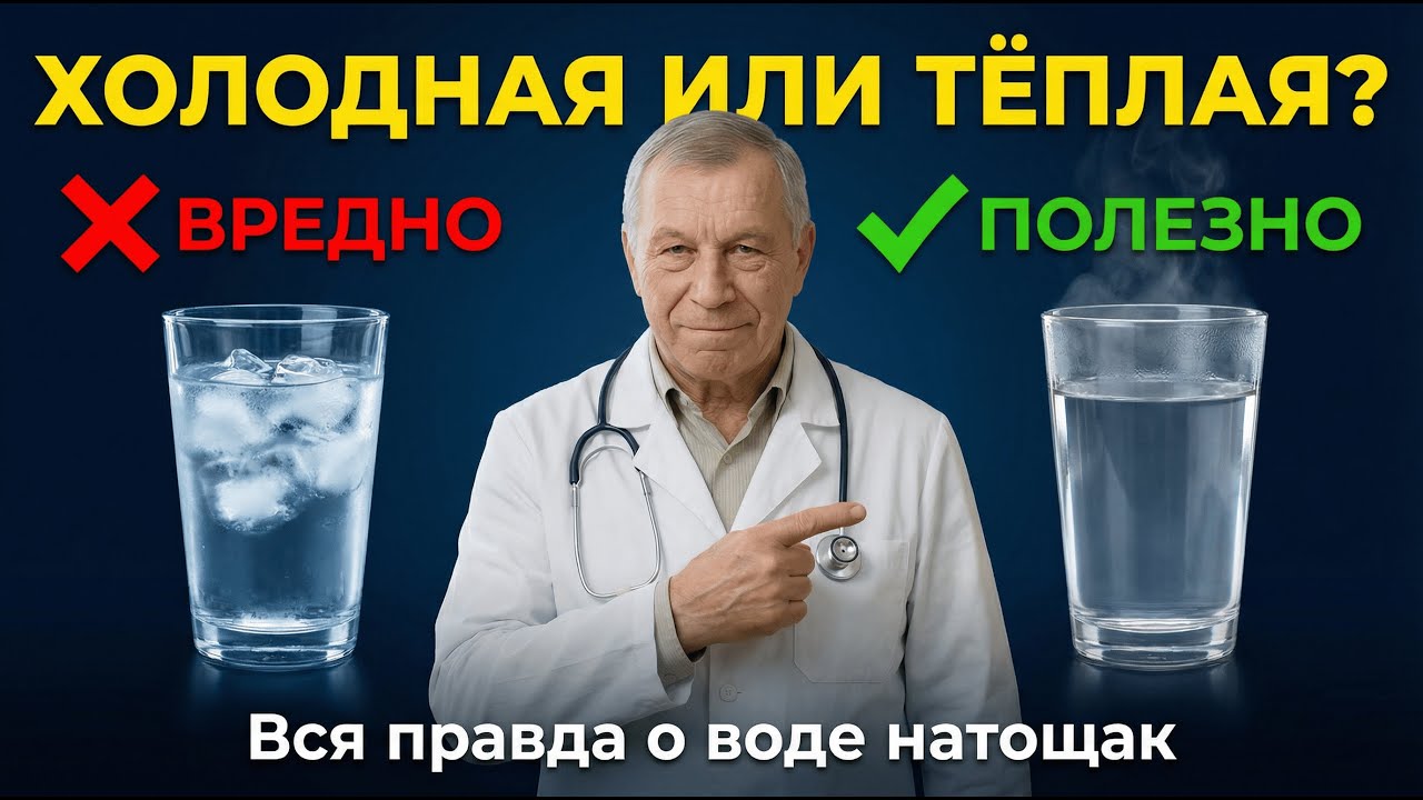 Почему после 55 нельзя пить воду натощак? Ошибка, убивающая почки