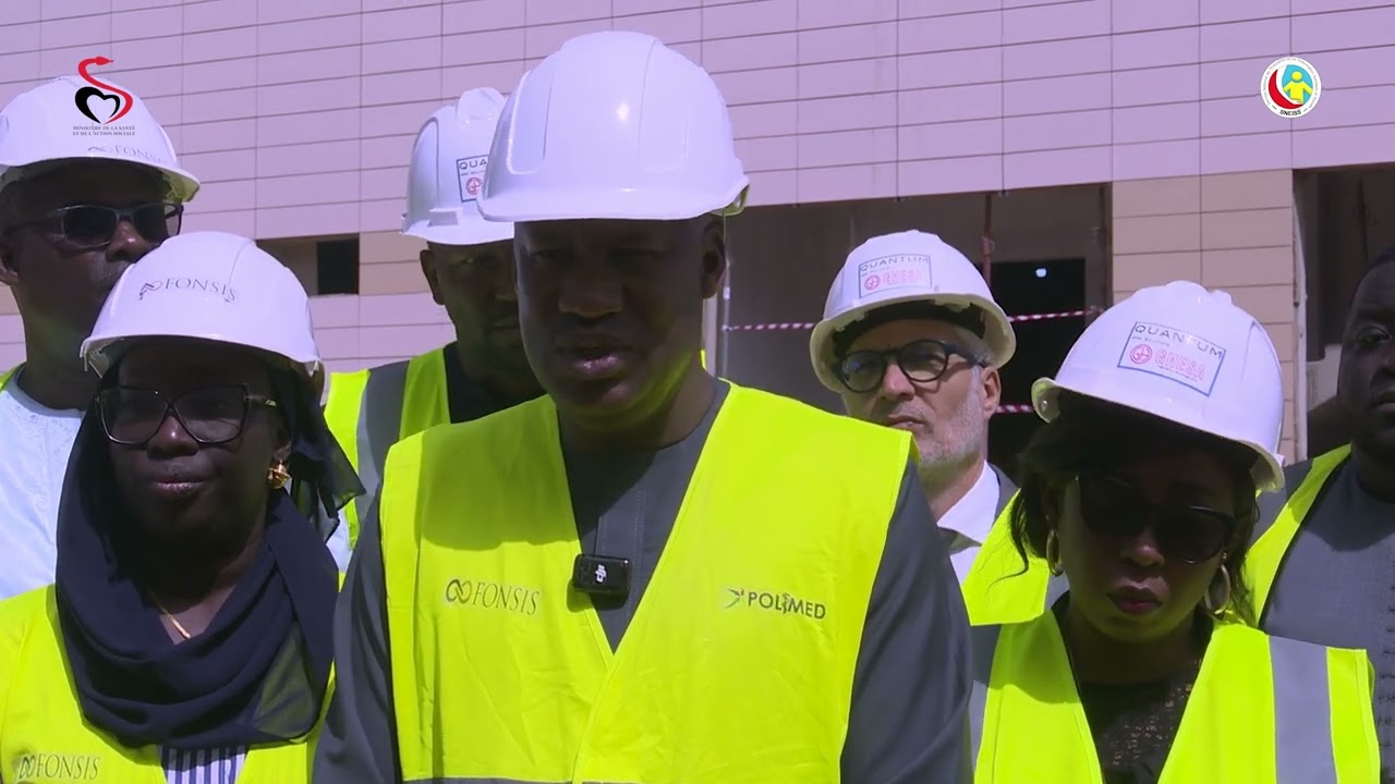 Chantier Hôpital Aristide LeDantec : 92% du Gros Œuvre, 46% du Second Œuvre Accomplis selon le Dr SY
