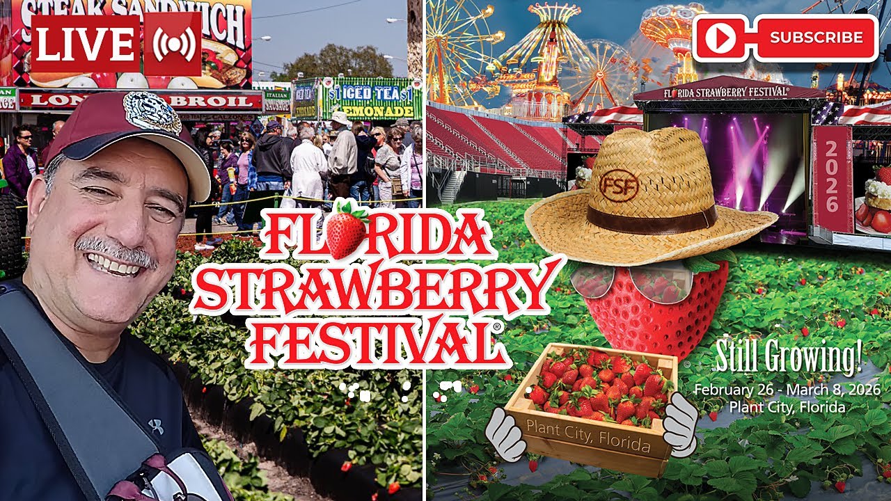 🔴 LIVE Strawberry Festival Plant City 2026