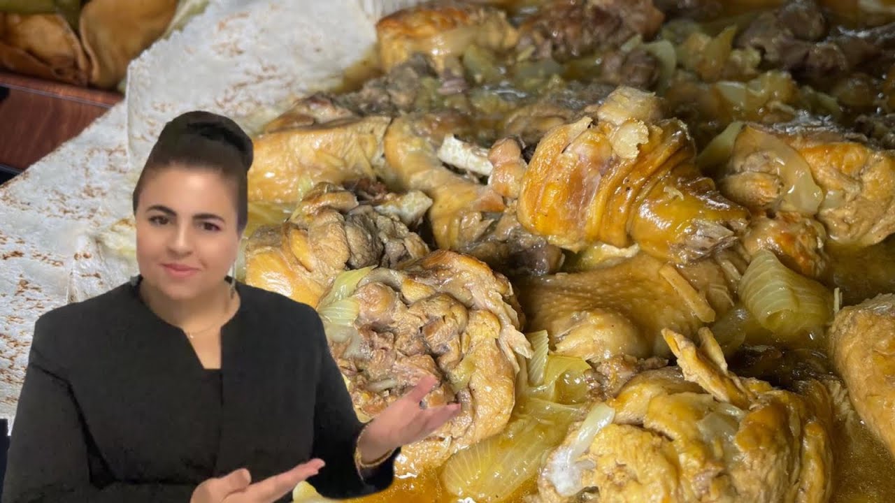 طريقة عمل تشريب الدجاج ( حميس- مركه الدجاج) بأسهل طريقة