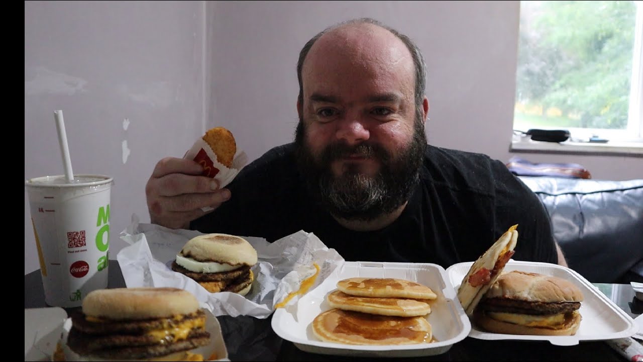 McDonald’s breakfast includes triple sausage and egg muffin uk mukbang