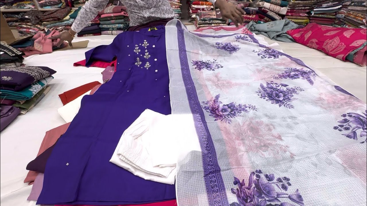 Chickpet Bangalore Wholesale Kurti Set 495rs| Single Courier Online Shopping Avl