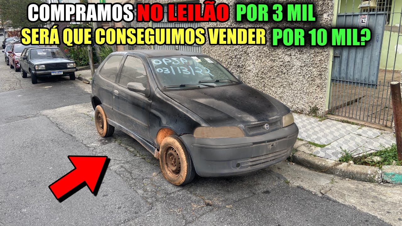 TRATO GERAL NO FIAT PÁLIO COMPRADO NO LEILÃO