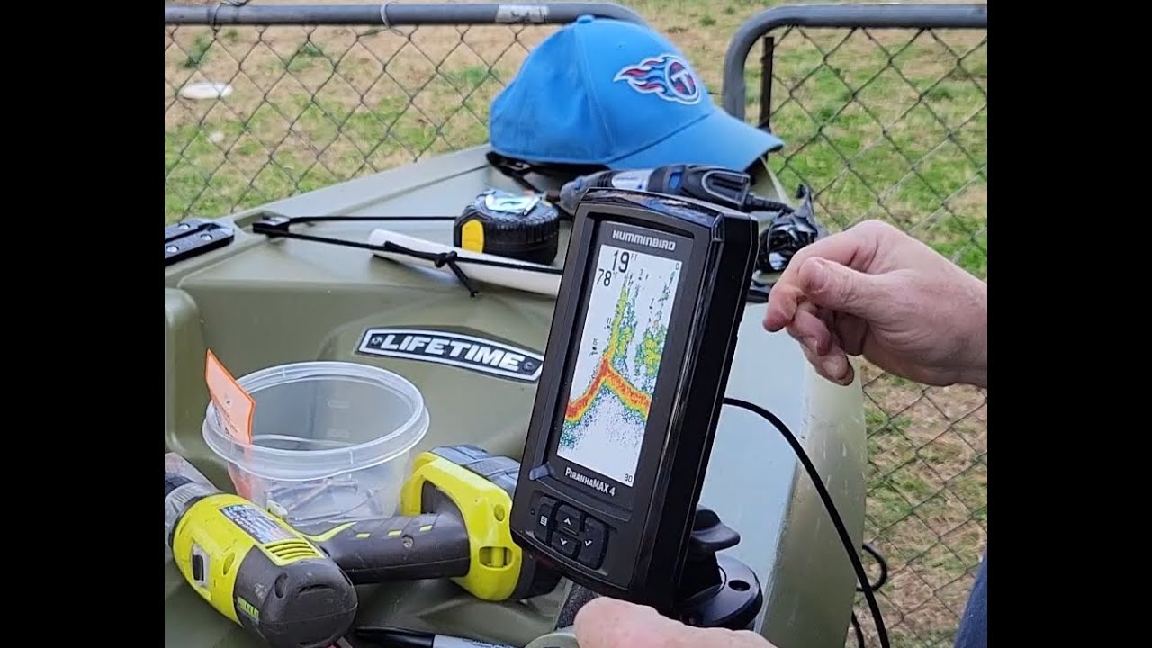 Humminbird PiranhaMAX 4 Kayak Install Part 1