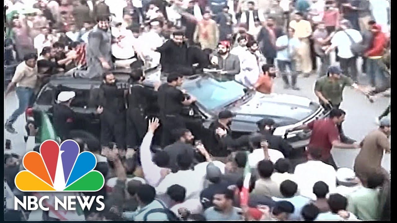 Video Shows Moments After Former Pakistan PM Imran Khan Shot, Wounded