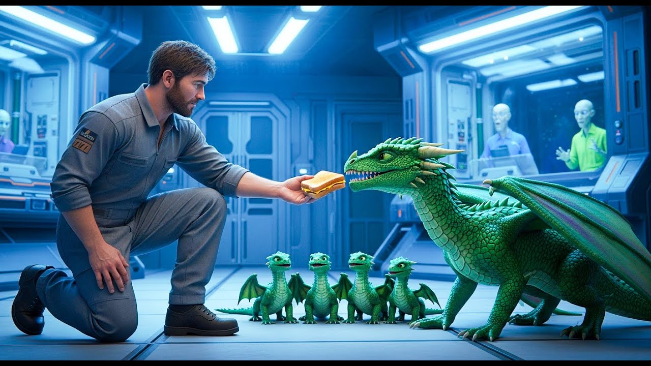 No One Could Touch the Feral Dragon Hatchlings — Until They Smelled a Human Mechanic's Lunch
