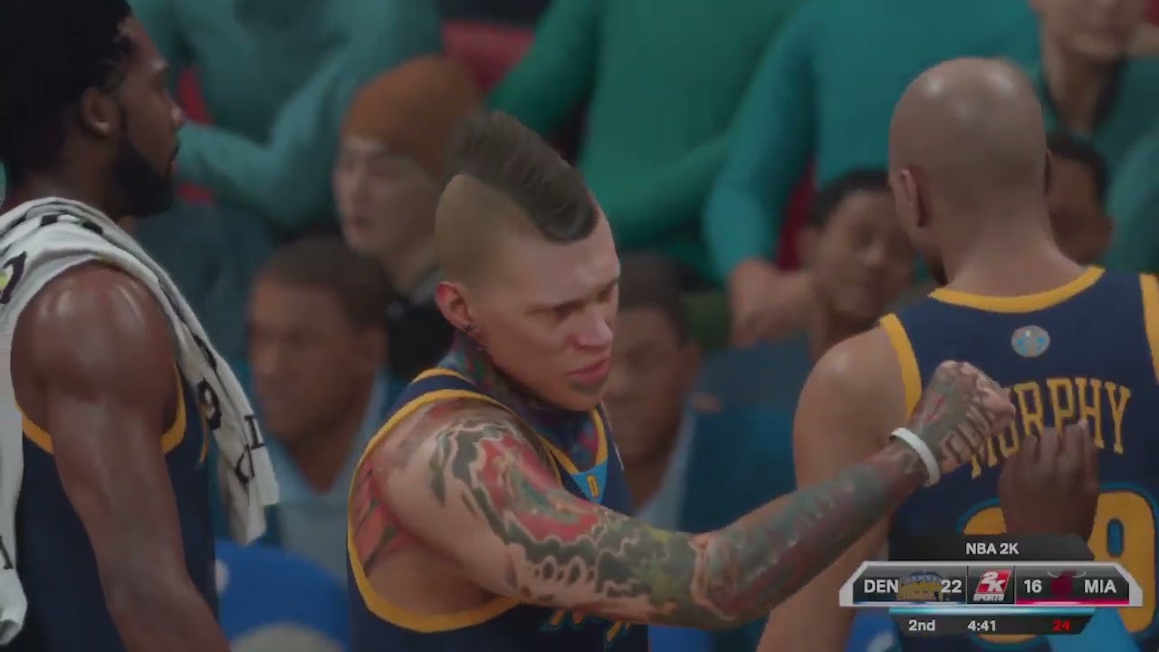 NBA 2K26 (XBOX ONE X|S)(THROWBACK GAME 10') DENVER NUGGETS vs MIAMI HEAT