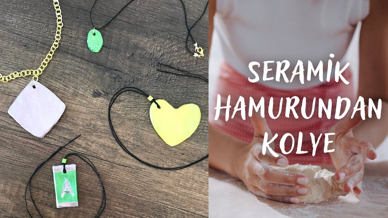 Seramik Hamuru İle Kolye Yapımı | Necklace Making With Ceramic Dough