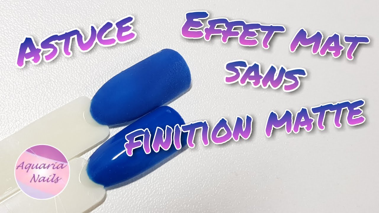 Comment faire un effet mat sans finition matte [Astuce]