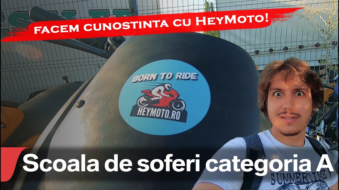 Scoala de șoferi categoria A: FACEM CUNOSTINTA CU HEYMOTO! | Ep.1 eblogMOTO