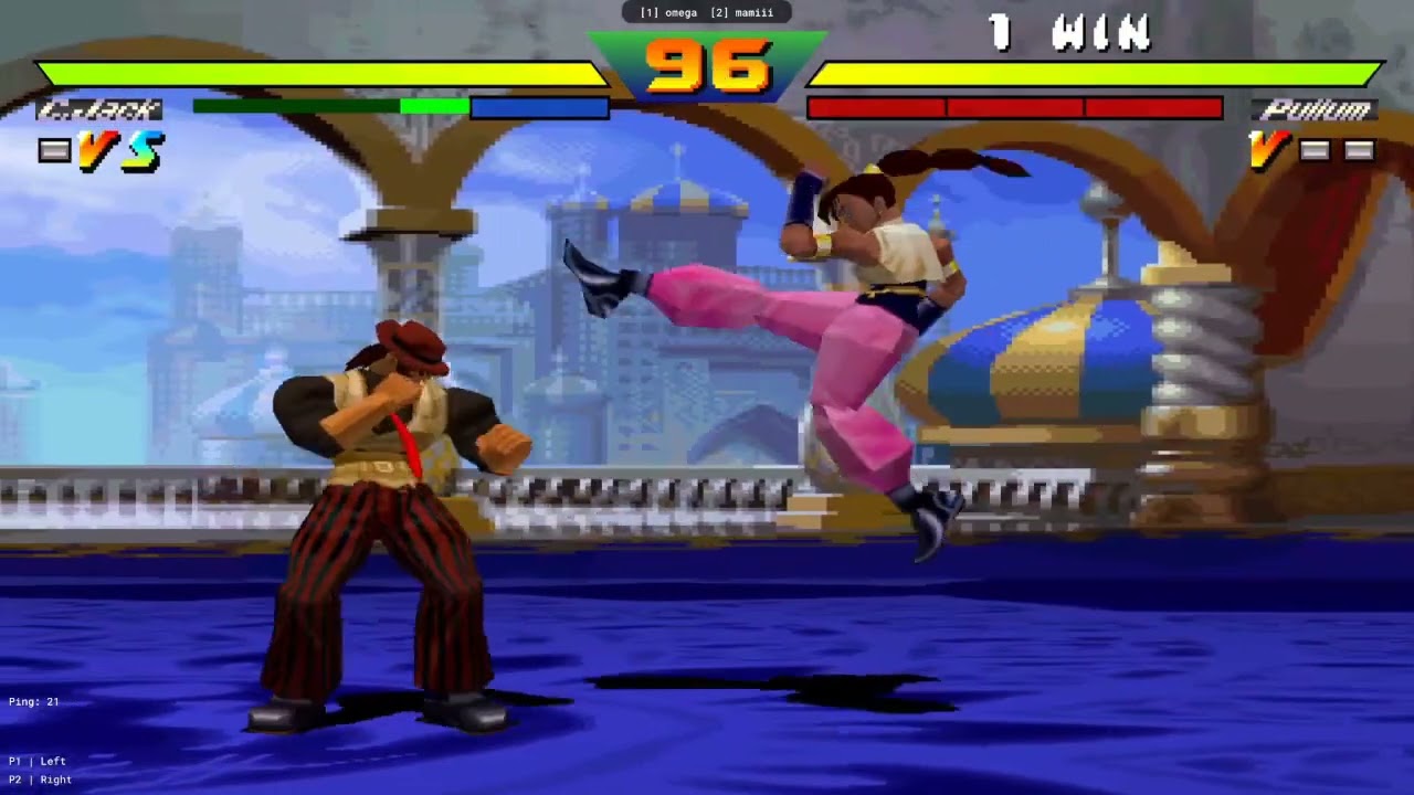 Omega vs Mamii #streetfighter #online #sfex series#combo (Arkadyzja)