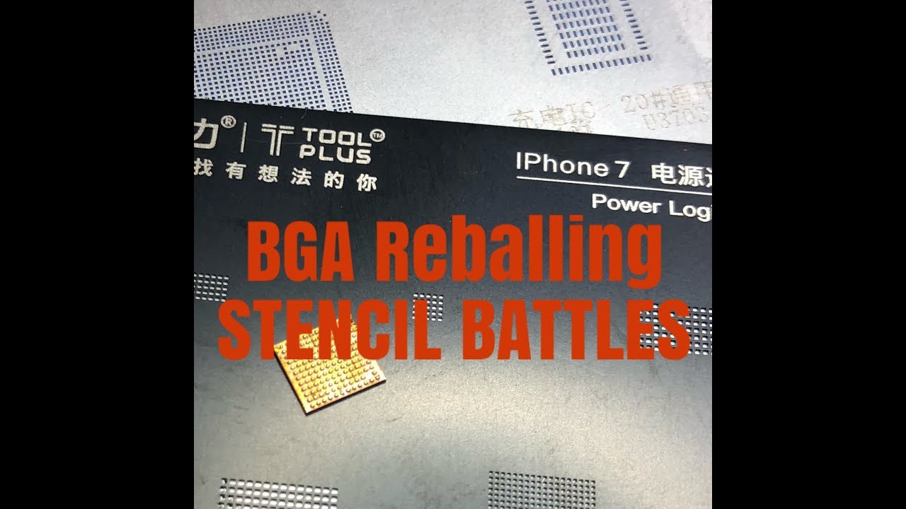 BGA Reballing Stencil Battles--How do the new Black 3D Stencils stack up?