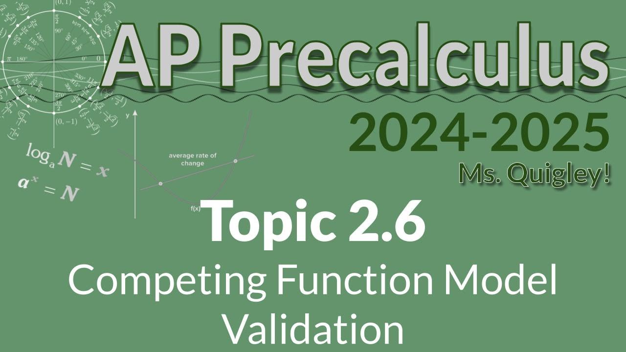 APPC 2.6 Competing Function Model Validation