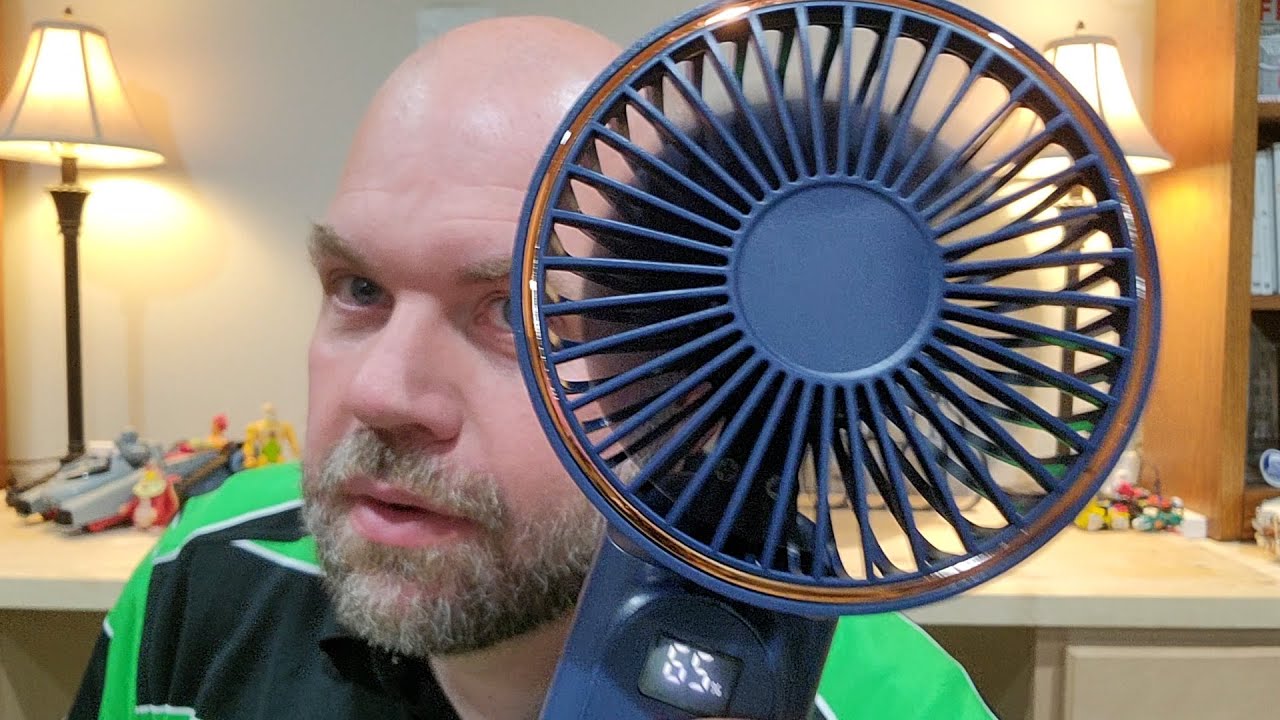 Review for Peiyuu Handheld 180&deg; Foldable Mini Desk Fan