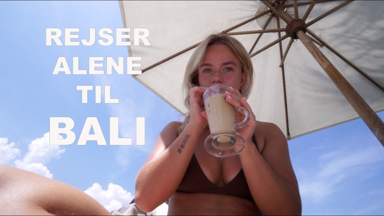 REJSER ALENE TIL BALI; kaos i lufthavnen & det vildeste sker!