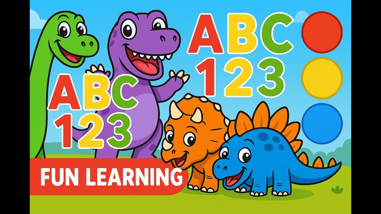 Dino ABC Adventure! Learn with Friendly Dinosaurs