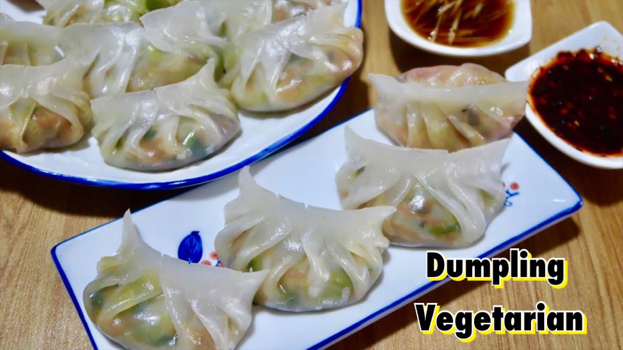 Resep Dumpling isi Sayuran Tanpa Bawang/ Vegetarian Dumplings/ Dim Sum Recipe
