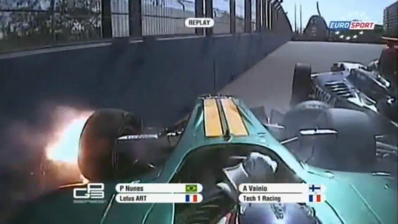 GP3 2010-2012 Onboard Crash Compilation (Dallara GP3/10)