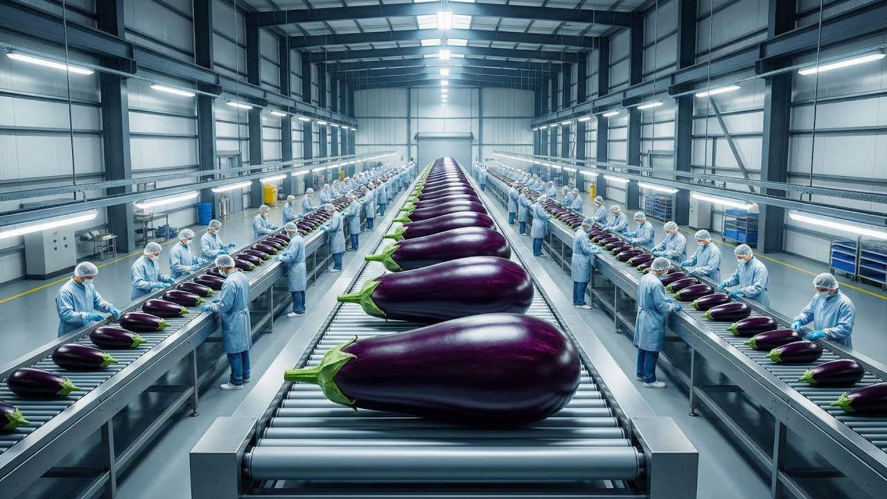 Inside the Modern Eggplant Factory: Satisfying Food Manufacturing Technology