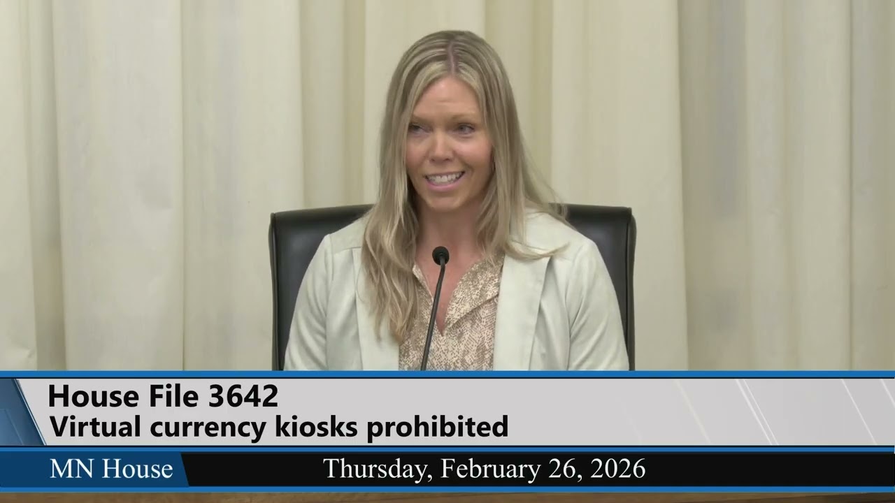 Banning cryptocurrency kiosks 2/26/26