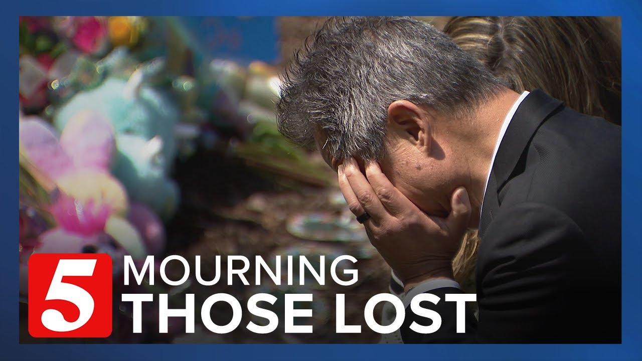 Nashville mourns at makeshift memorial for The Covenant School