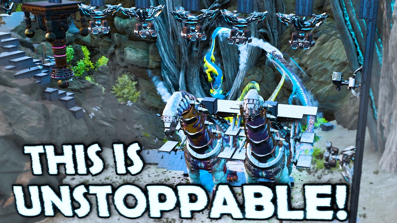 Defending Our Base In The Most Broken PvP Meta Ever! ARK Ascended PvP