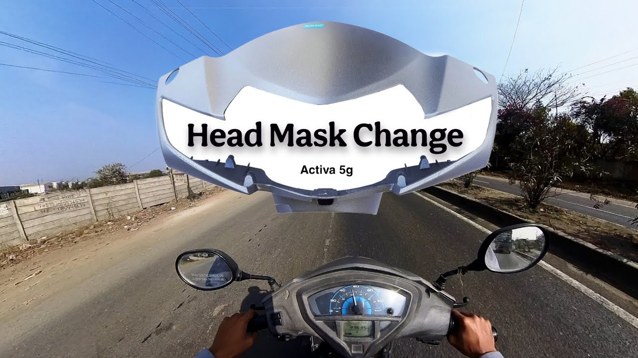 Activa 5g head mask change Raj Pal Honda showroom (INDORE)