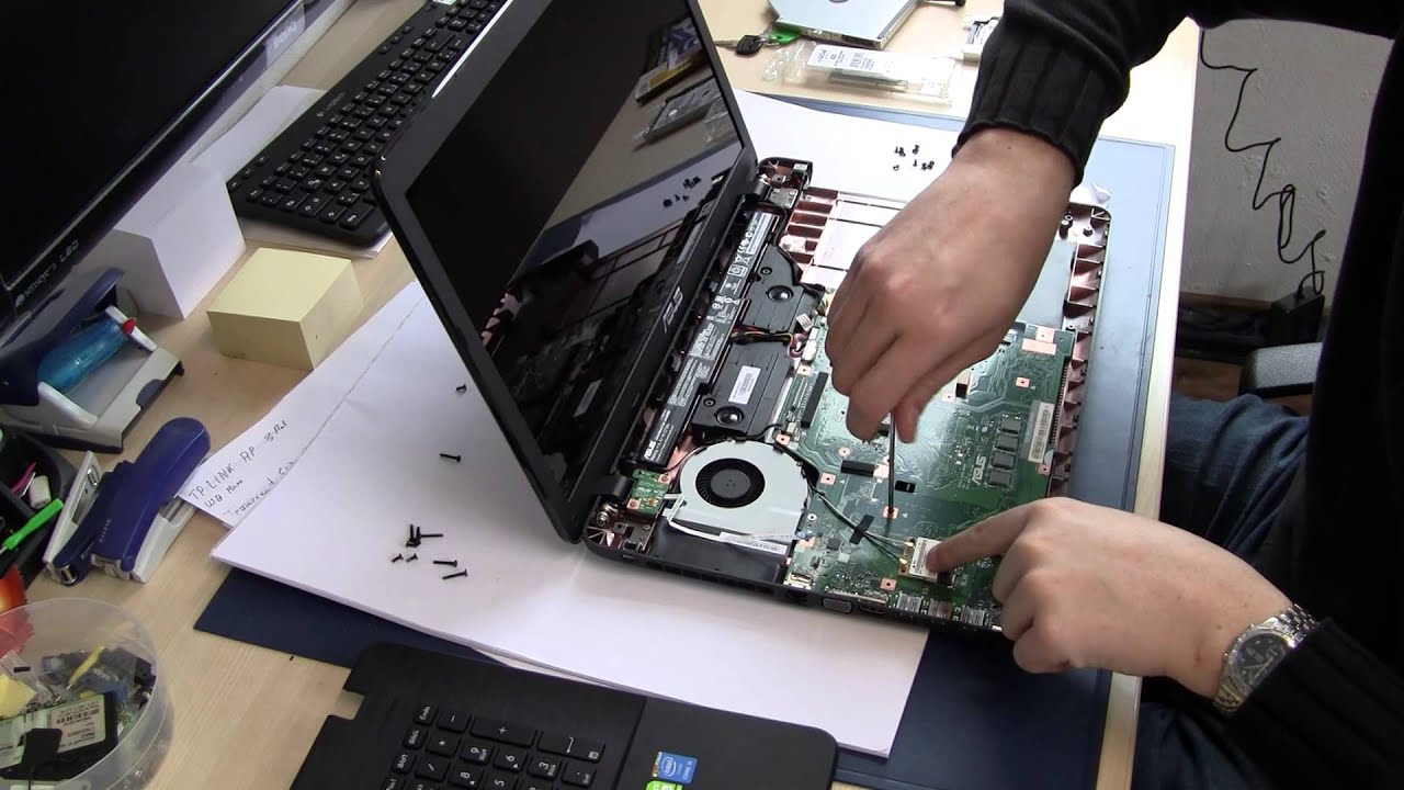 ASUS F751LN X751 F751 F750 RAM Memory SSD HDD Upgrade Keyboard Battery Umbau Aufrüstung Tutorial