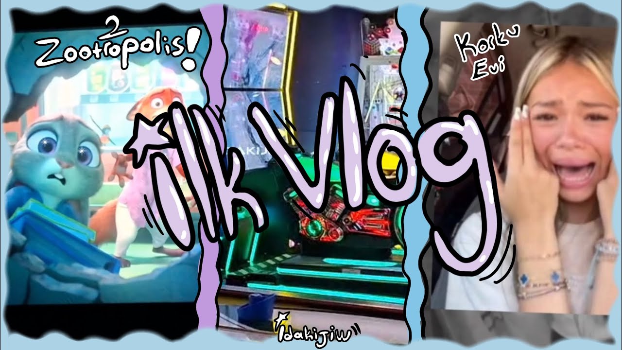 İLK VLOG😻🫶🏿(sınıf gezisi, sinema, korku evi...)