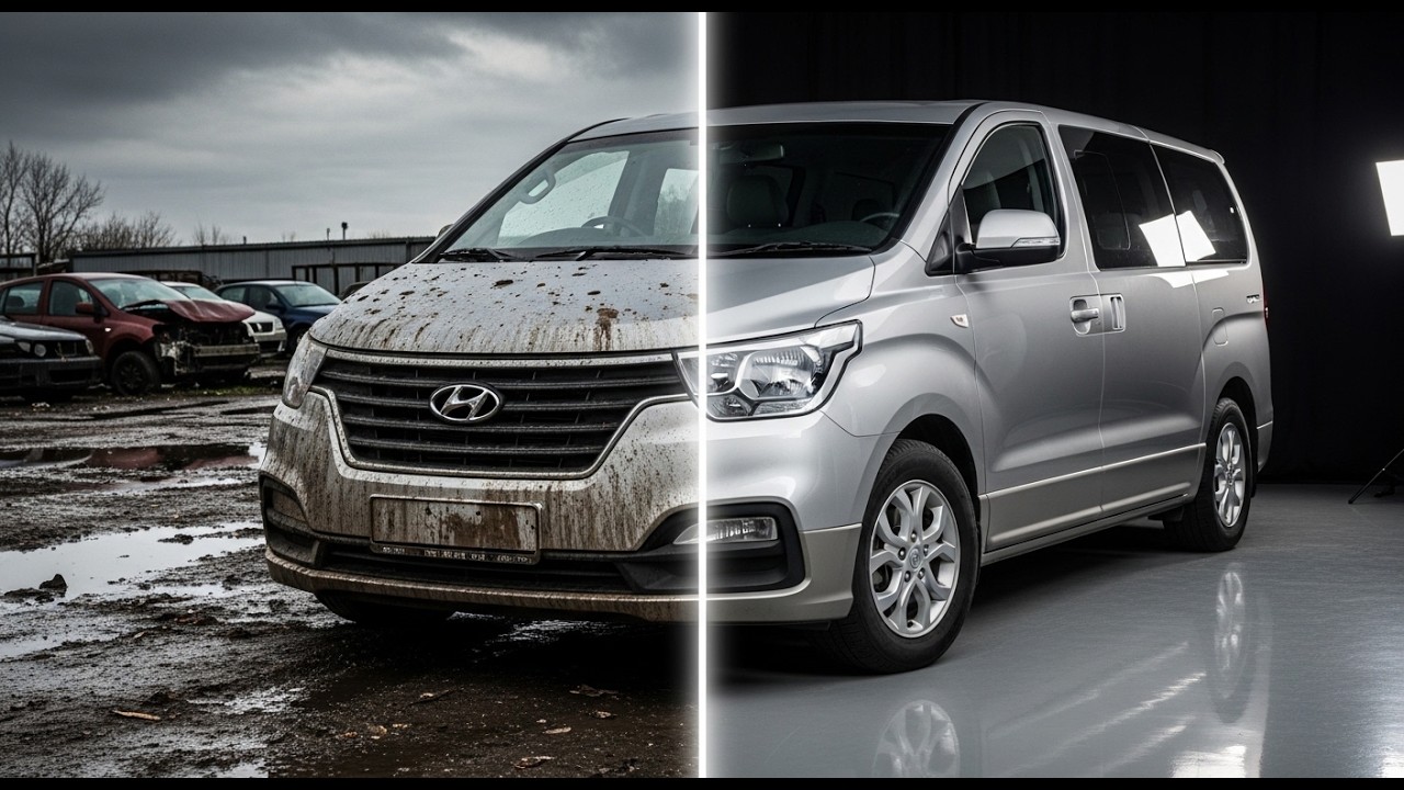 ASMR Car Restoration! Full Restoration 2019 Hyundai H1 2.5 Grand Starex from Abandoned → Looking New
