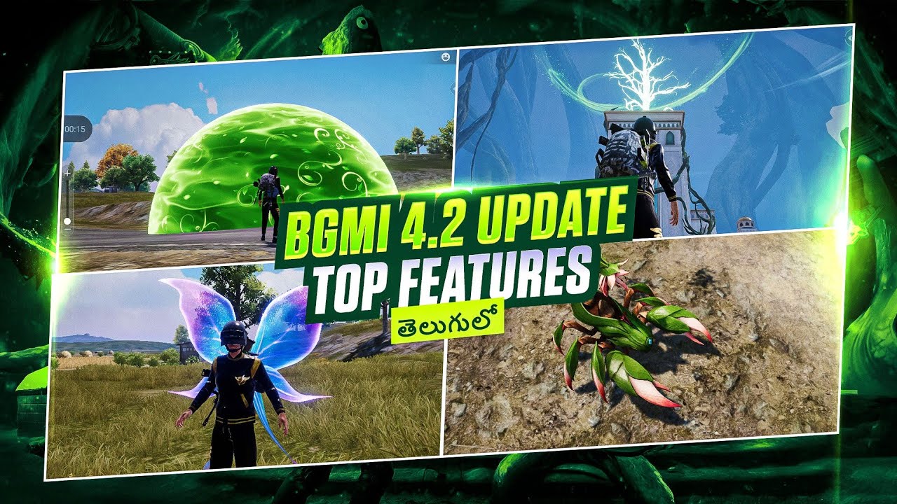 BGMI 4.2 Beta Update Top Features తెలుగులో | PUBG 4.2 Beta Update Features | New Mirror island 