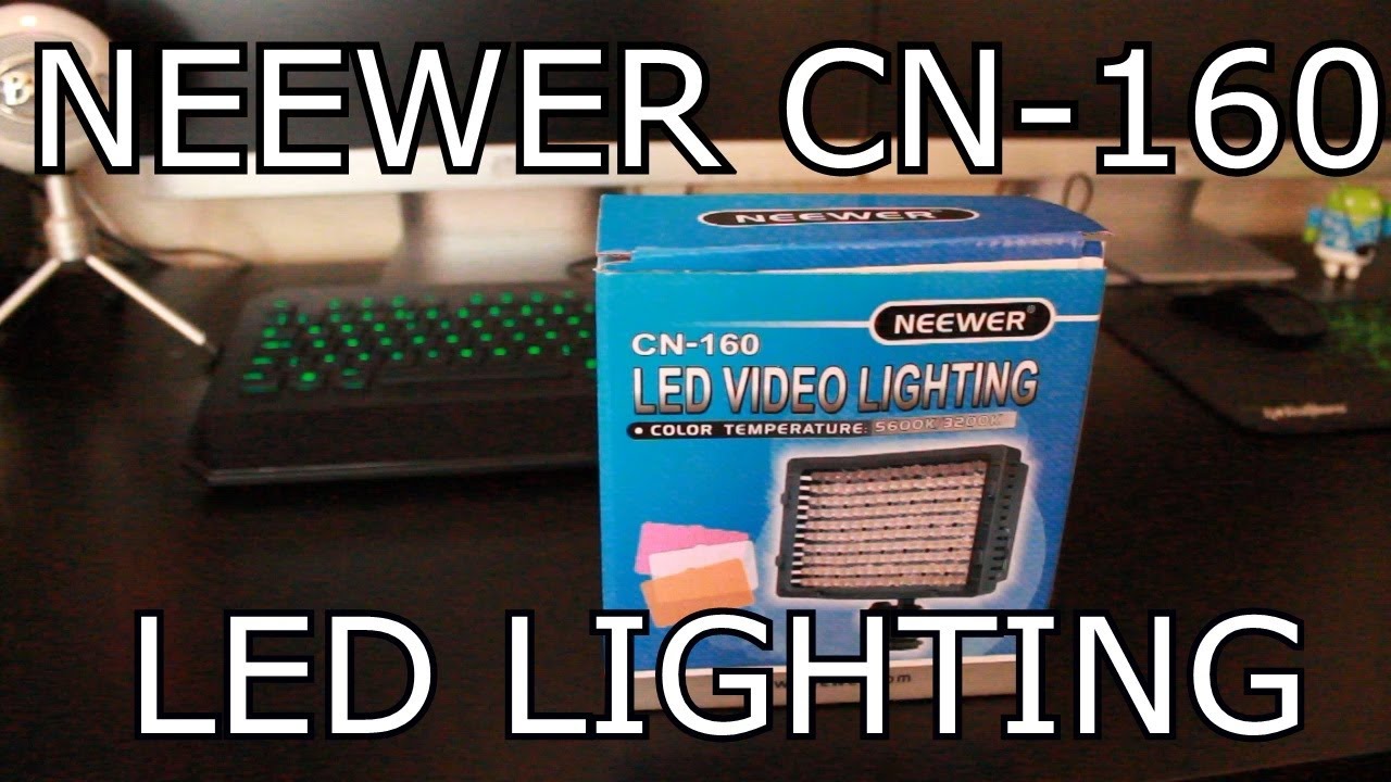 NEEWER CN-160 LED Lighting Unboxing