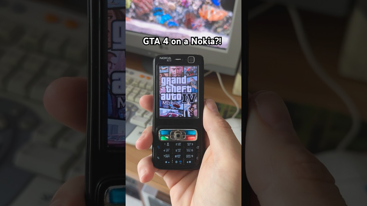 GTA 4 on a Nokia?! #nokia #gta4 #retrogaming #gameshorts #mobilegaming