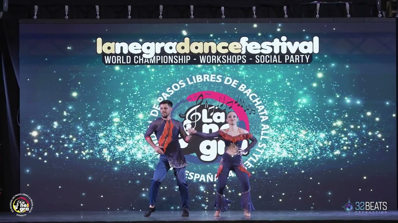 ADRIÁN CAÑIZARES Y VIRGINIA PEIDRÓ BACHATA ALL STYLES PAREJAS Mundial de Pasos Libres La Negra Salsa
