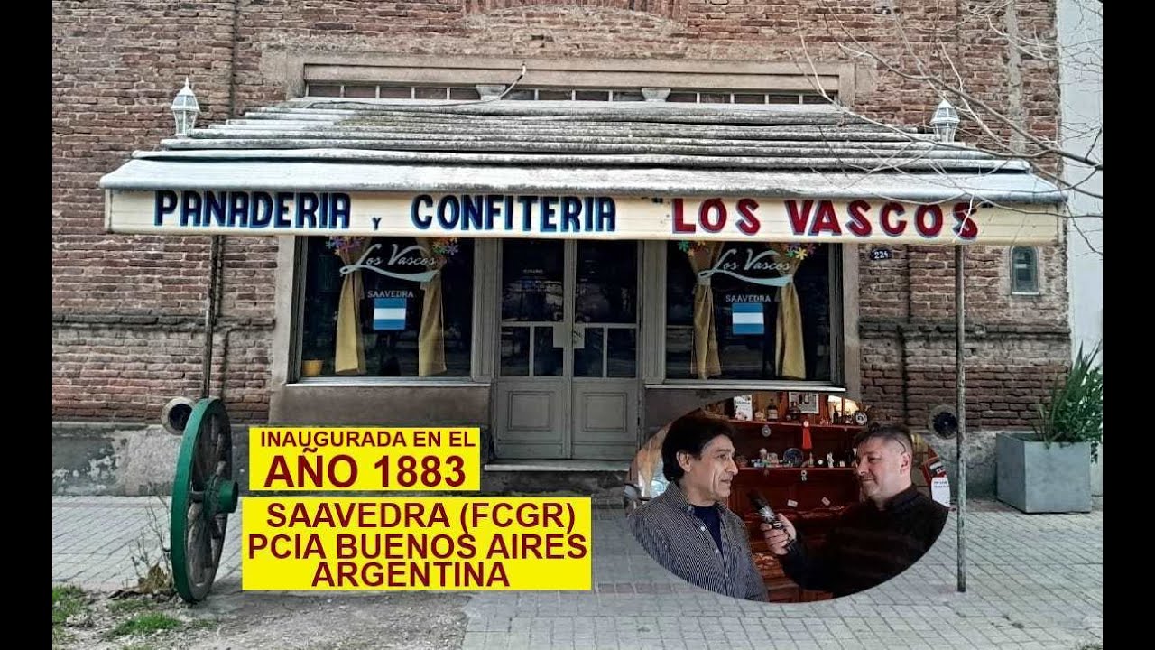 Panadería Los Vascos de 141 años.  Inaugurada en 1883 Saavedra (FCGR) Pcia de Buenos Aires Argentina