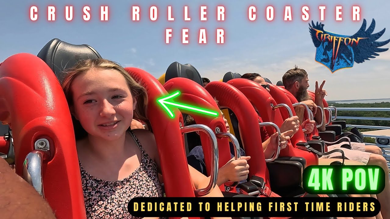 Busch Gardens Williamsburg Griffon Front Row POV 