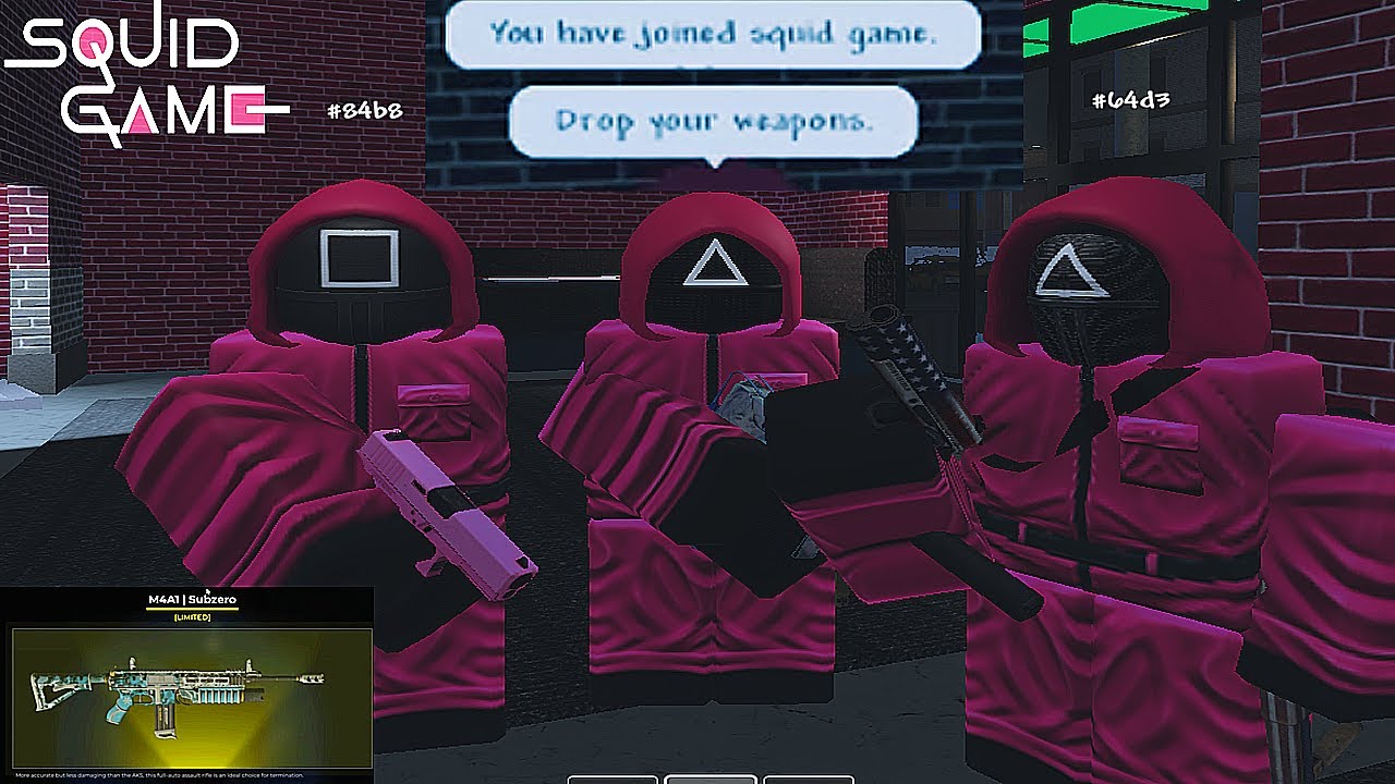 SQUID GAME: Skin 1v1s + GUARDS TRIO | CRIMINALITY