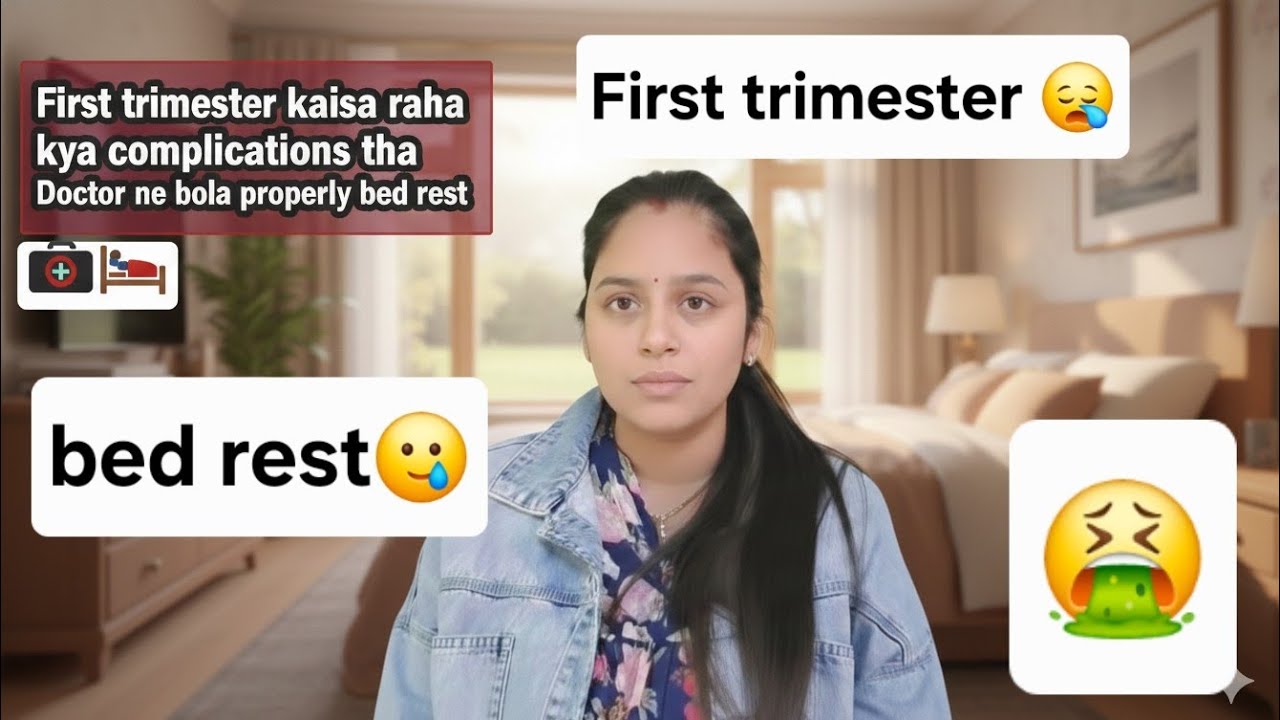 First trimester-Doctor ne bola bed rest😪 bahut preshan rahi main 😒😒