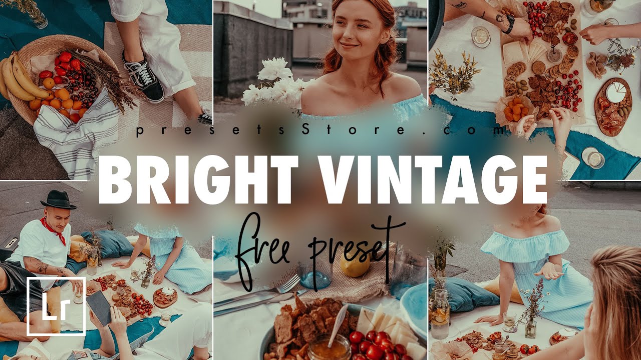 Bright Vintage &mdash; Mobile Preset Lightroom | Tutorial | Download Free | Universal | Blue Orange Preset