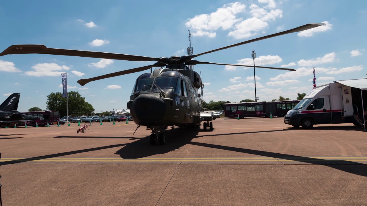 Leonardo HH-101A Caesar; Merlin HC3; Merlin HM2; NH90 (Air Tattoo 2018)