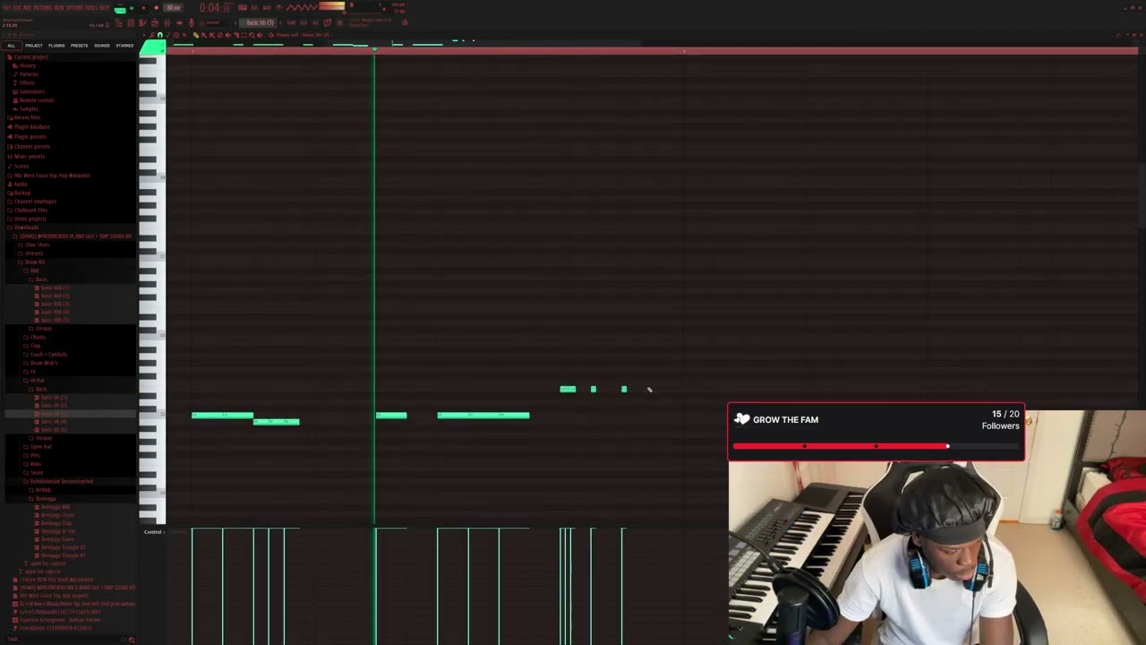 making an atmospheric type beat (it's lwk beautiful) | In The Studio Part 14