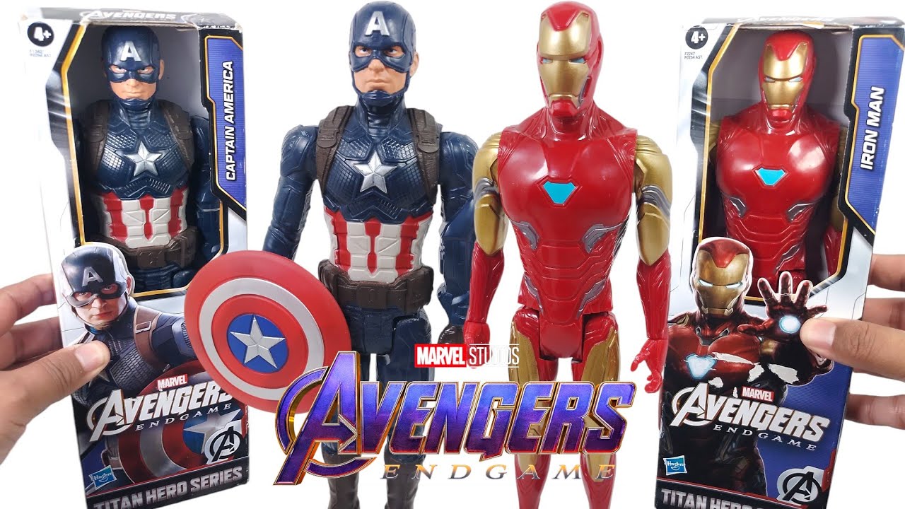 Abriendo Capitan America y Iron Man Endgame Titan Hero Series Reedicion! | ElTitan