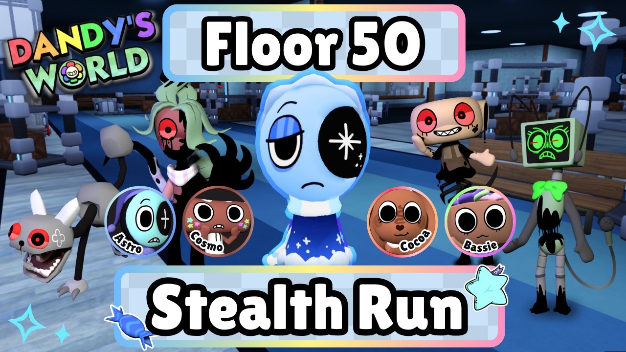 Floor 50 Stealth Run - Pebble Day Doom - Dandy’s World