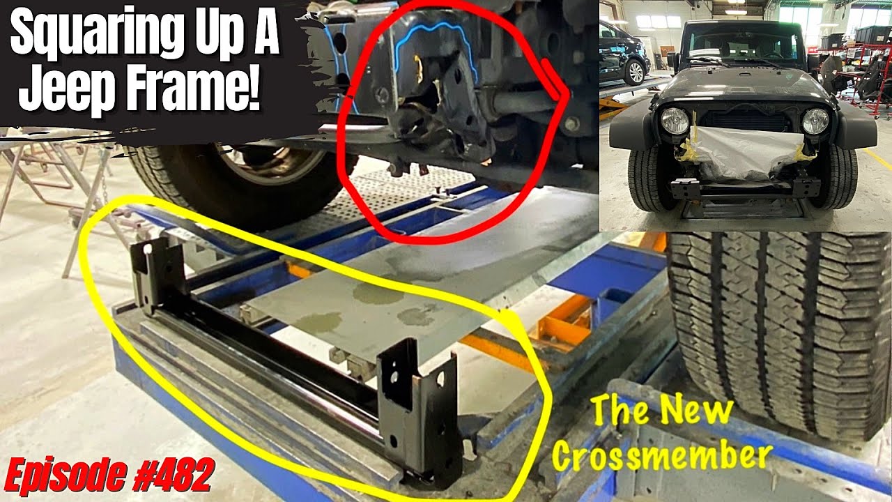 Squaring Up A Jeep Frame!