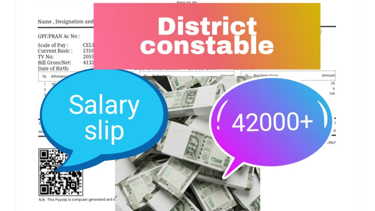  District Constable Salary Slip || Odisha police 🚓🚓 🚨 🚨 District Constable Salary 42000+ ||