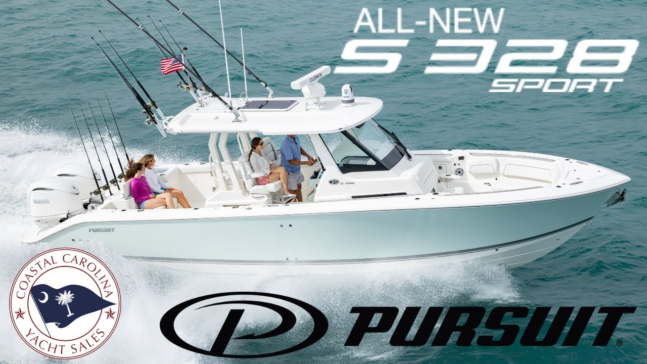 Pursuit S328 Sport New Model Enhancements with Coastal Carolina Yacht Sales @PursuitBoatsChannel